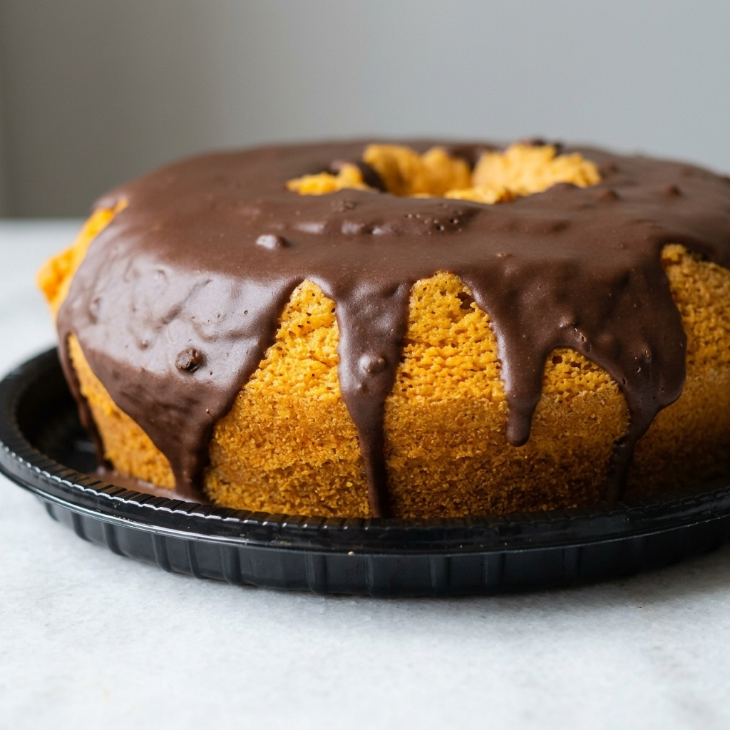 Bolo de Cenoura com Chocolate